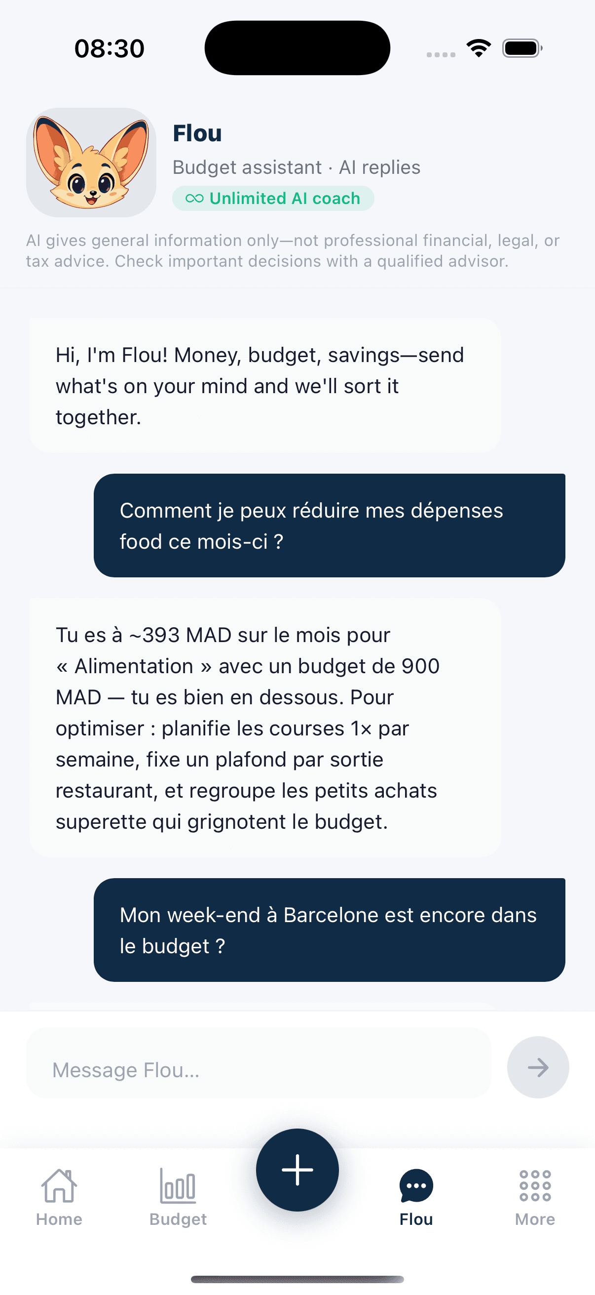Flowss - Coach IA, conversation et aide contextuelle
